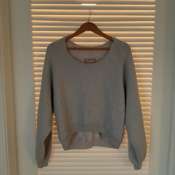 We The Free Midnight Pullover Gray XS NWOT - Picture 3 of 6